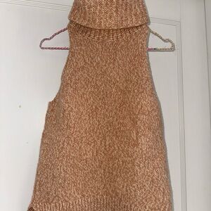 Madewell Tan Cowl Neck Sweater Cozy Knit